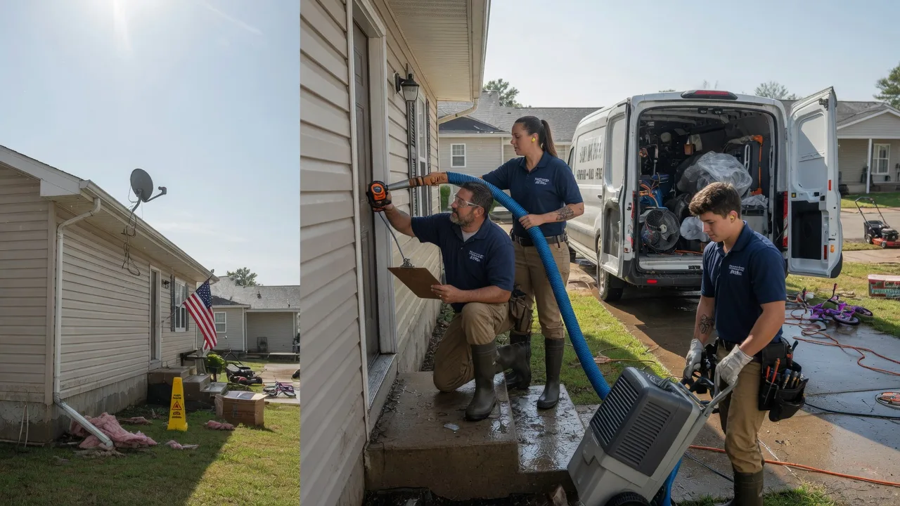 Ceiling Water Damage Restoration in Howardsville, VA near me